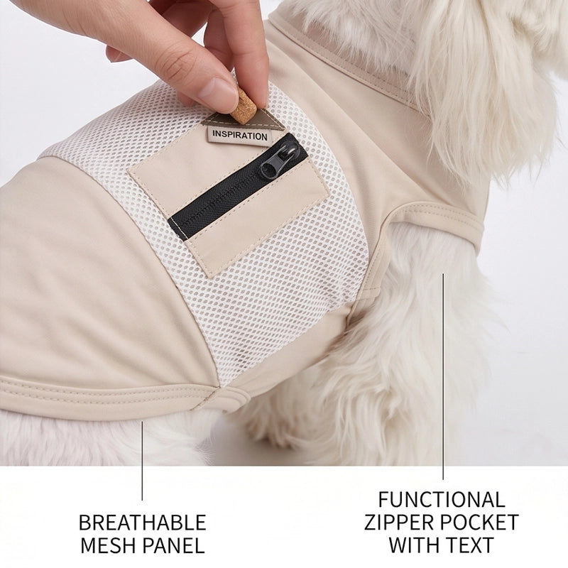 Cooling Dog Vest with Breathable Mesh | UPF 50+ Sun Protection for Summer