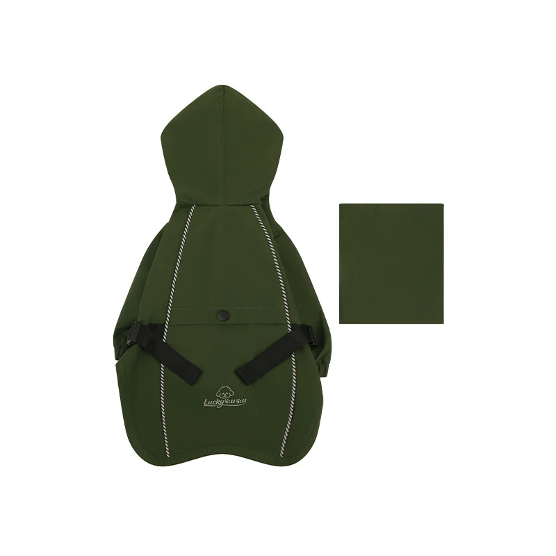 Outpost Sentinel Outdoor Dog Rain Jacket | Lightweight Water-Repellent Performance Coat