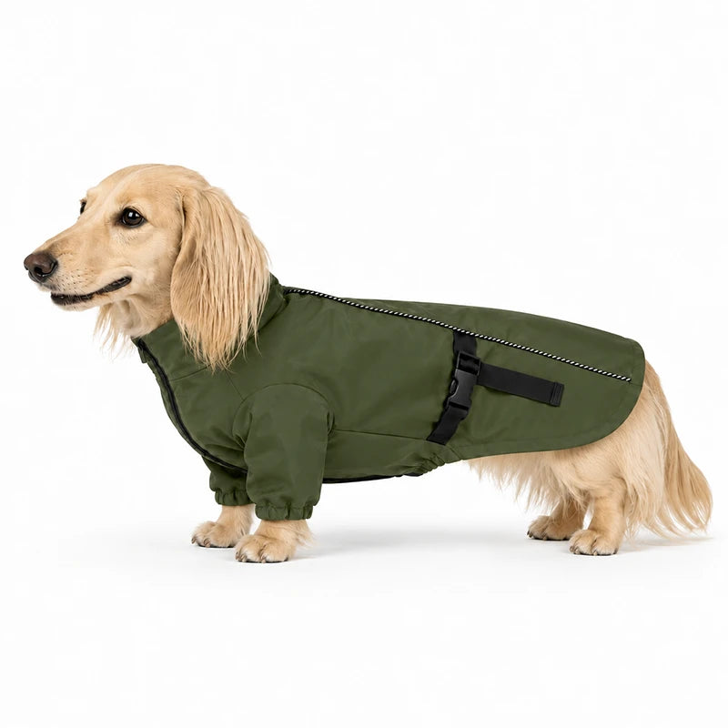 Outpost Sentinel Outdoor Dog Rain Jacket | Lightweight Water-Repellent Performance Coat