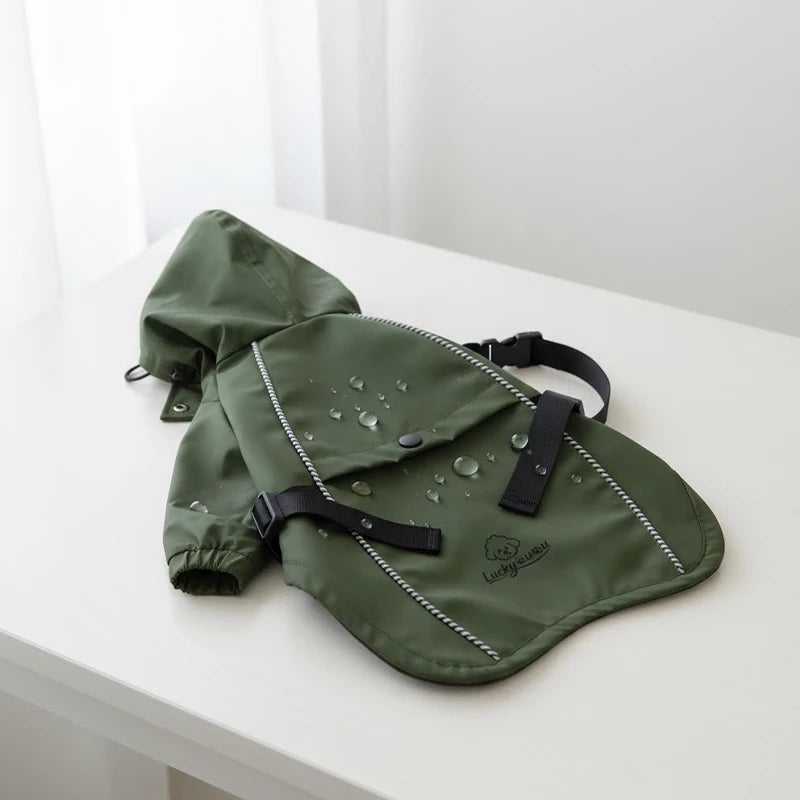 Outpost Sentinel Outdoor Dog Rain Jacket | Lightweight Water-Repellent Performance Coat