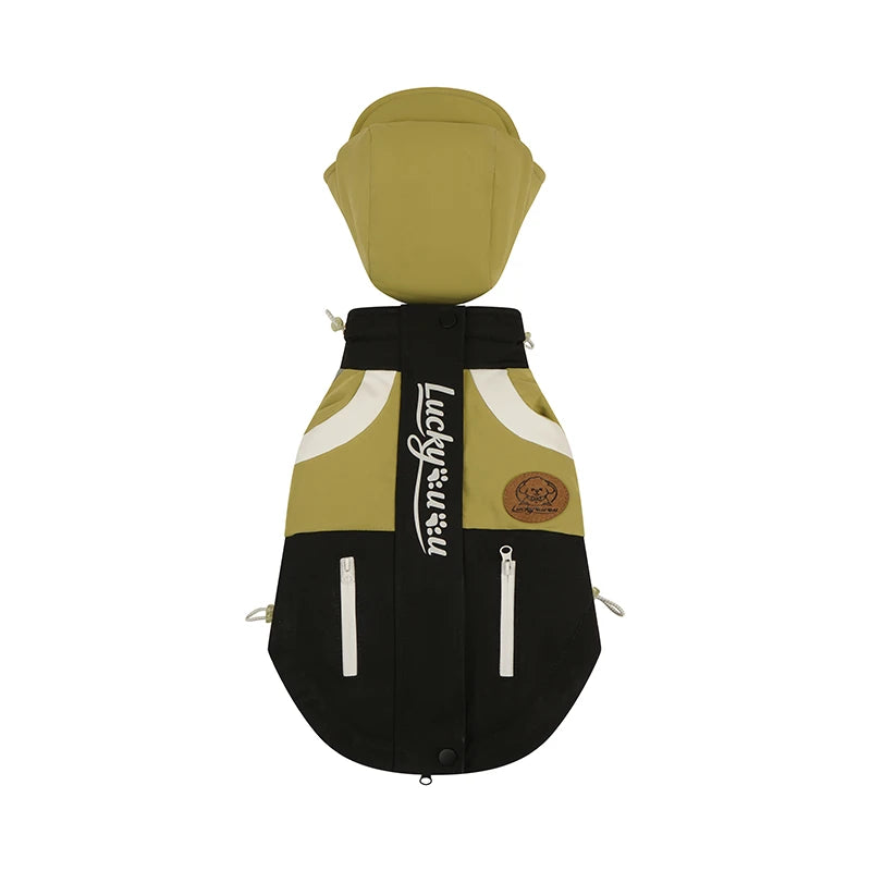 Urban Trail Dog Jacket | Lightweight Padded Shell Coat with Detachable Hood