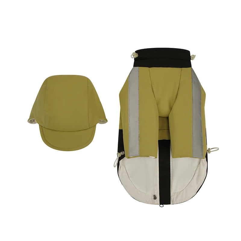 Urban Trail Dog Jacket | Lightweight Padded Shell Coat with Detachable Hood