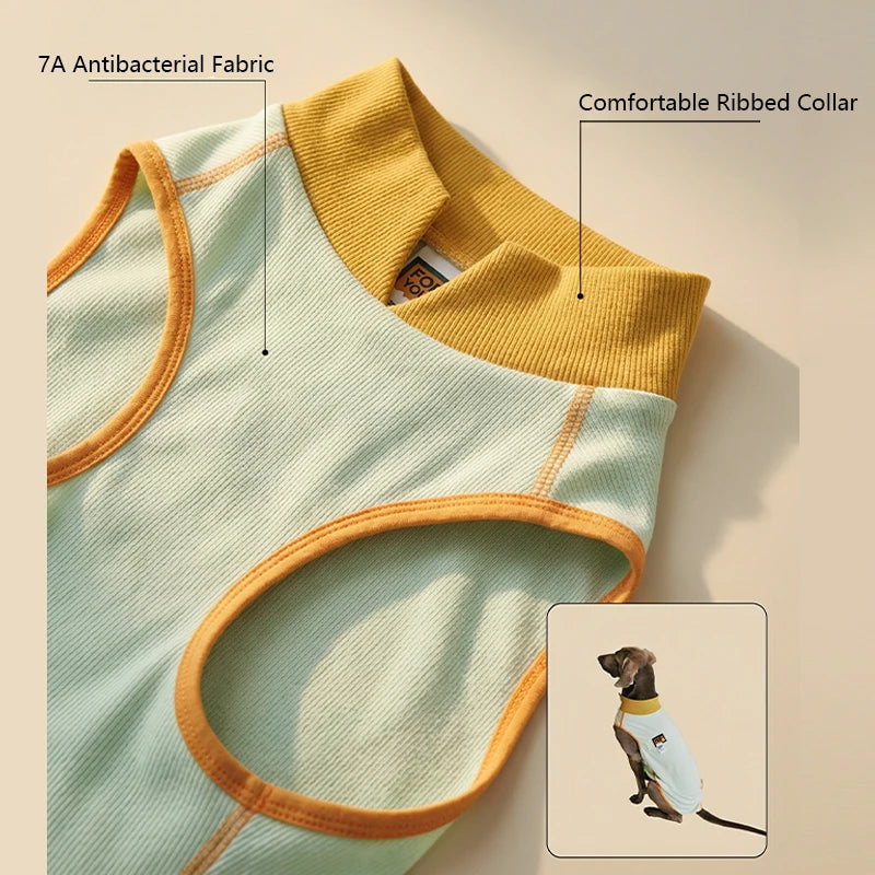 7A Antibacterial Cooling Dog Vest | Quick-Dry Breathable & Anti-Bug Summer Gear