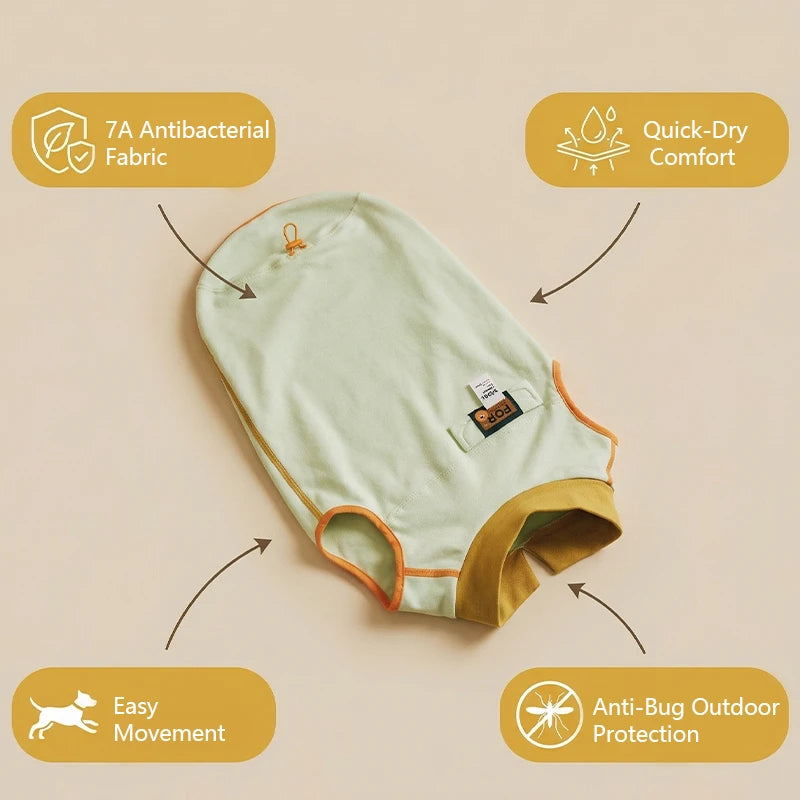 7A Antibacterial Cooling Dog Vest | Quick-Dry Breathable & Anti-Bug Summer Gear