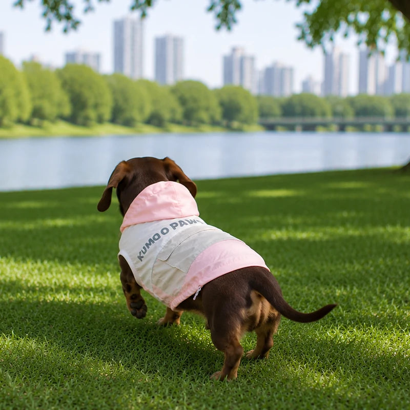 UPF 50+ Outdoor Cooling Dog Hoodie | Lightweight Sun Protection Jacket with Utility Pocket
