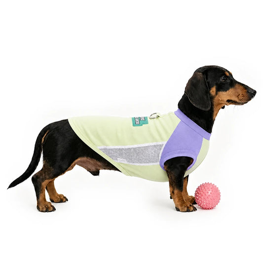 UPF 50+ Cooling Dog Sun Shirt | Breathable Stretch Ice-Silk Vest with Harness Ring