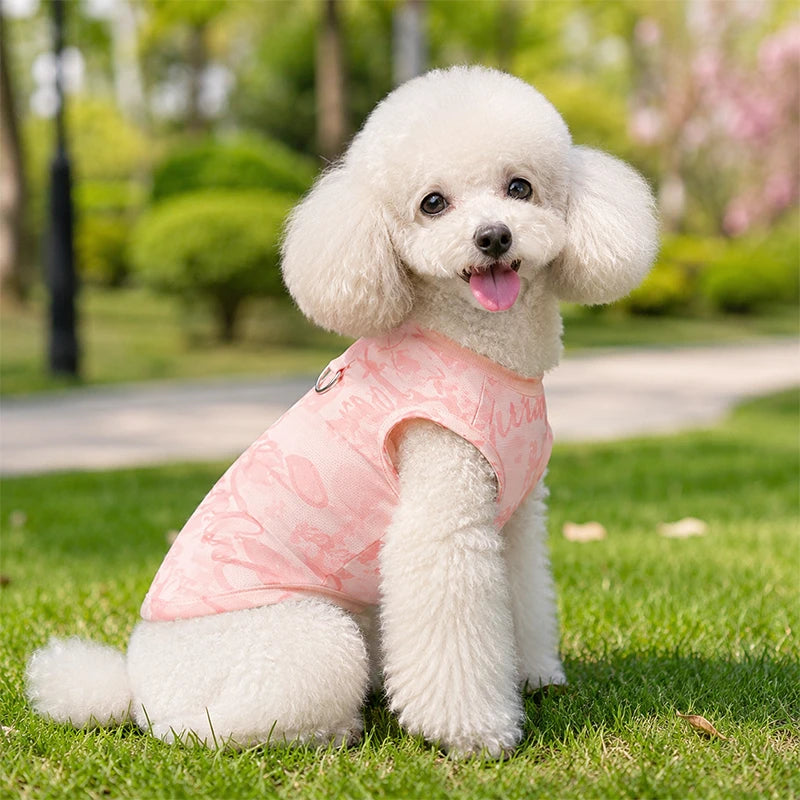Cooling Ice-Silk Dog Vest | Lightweight Quick-Cool Summer Shirt for Dogs