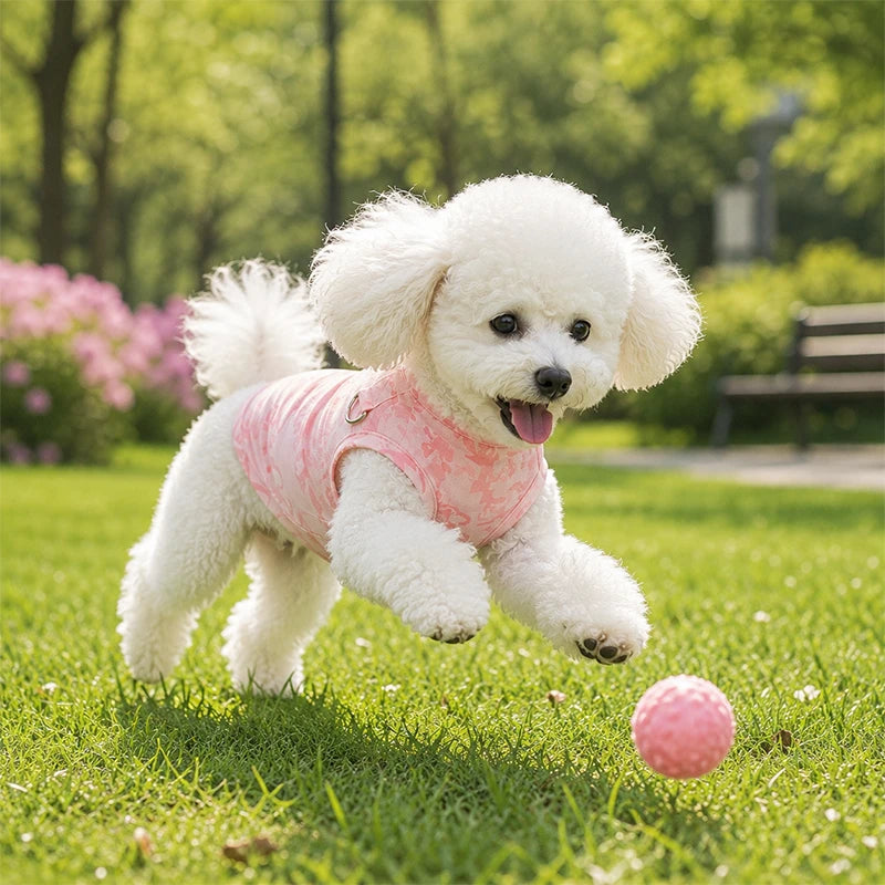 Cooling Ice-Silk Dog Vest | Lightweight Quick-Cool Summer Shirt for Dogs