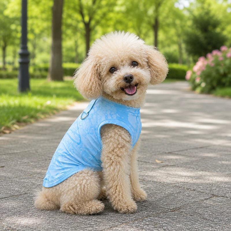 Cooling Ice-Silk Dog Vest | Lightweight Quick-Cool Summer Shirt for Dogs