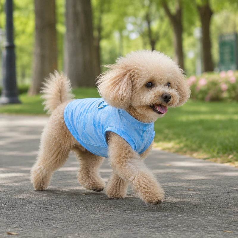 Cooling Ice-Silk Dog Vest | Lightweight Quick-Cool Summer Shirt for Dogs