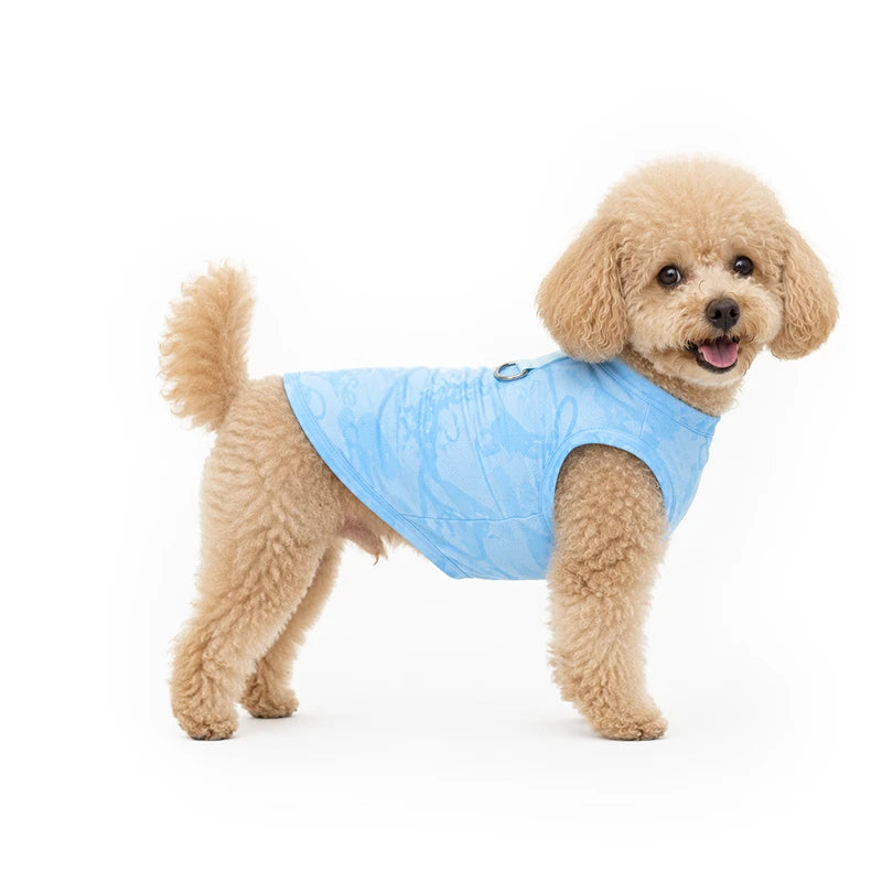 Cooling Ice-Silk Dog Vest | Lightweight Quick-Cool Summer Shirt for Dogs