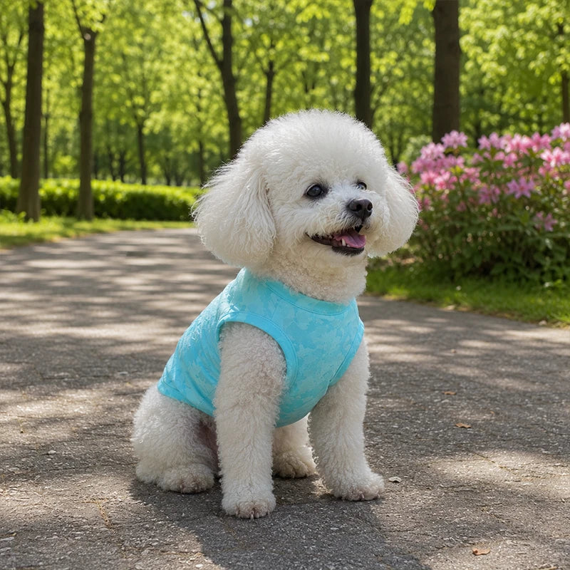 Cooling Ice-Silk Dog Vest | Lightweight Quick-Cool Summer Shirt for Dogs