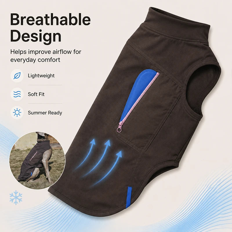 Cooling Dog Vest for Summer | Free Ice Pack Included & Breathable Outdoor Mesh